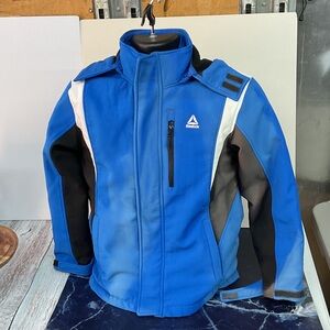 Reebok Kids Blue and Gray Puffer Jacket Size M 10/12